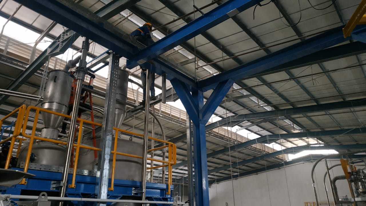 Interior of an industrial facility